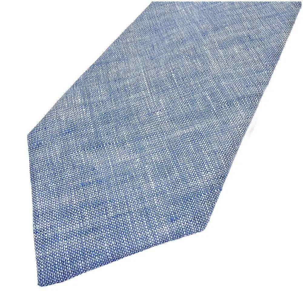 J Crew Ludlow Baird McNutt Irish Linen Tie NWT Blue Made in USA 60 x 3